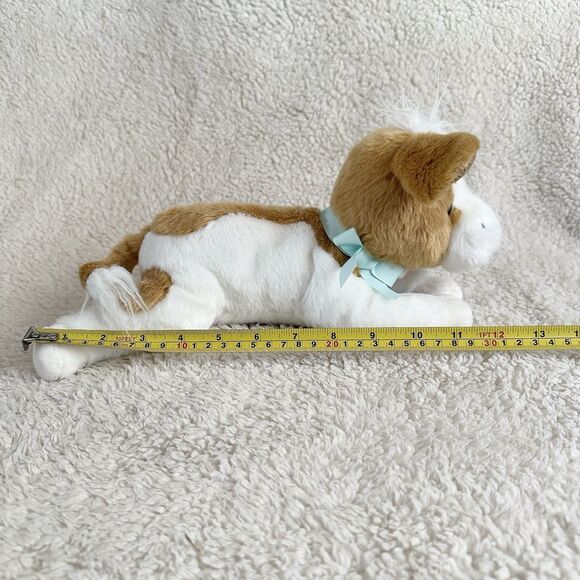 Bunnies By The Bay Cow Calf Plush 12” Stuffed Animal Toy White Brown Floppy - Picture 6 of 6